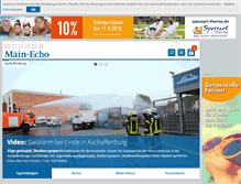 Tablet Screenshot of main-echo.de